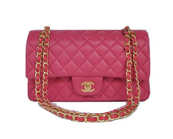 High Quality Knockoff Chanel 2.55 Series Flap Bag 1112 Rose Sheepskin Leather